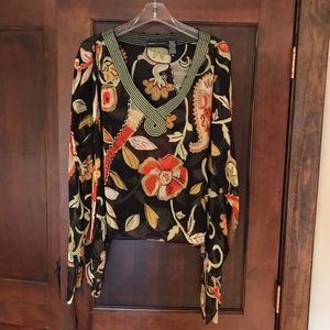 Dana Buchman Silk Sheer Top